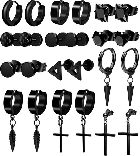Aretes hombre para - 12,