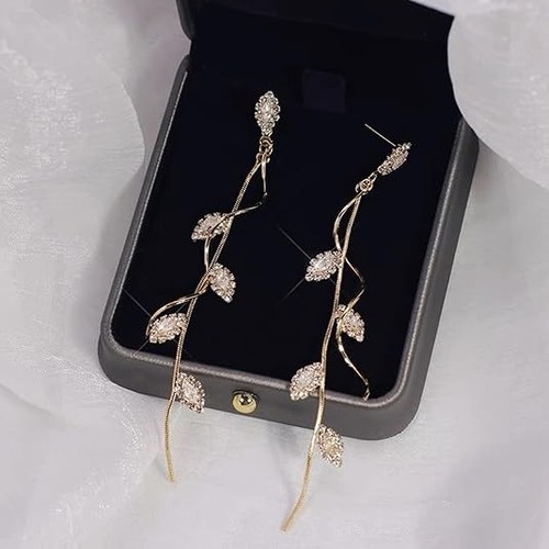 Aretes largos oro - largos, de