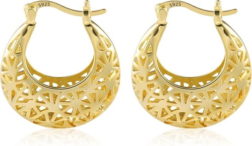 Aretes argollas oro 14k - en,