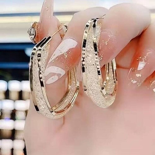 Aretes argollas oro 10k - argollas,