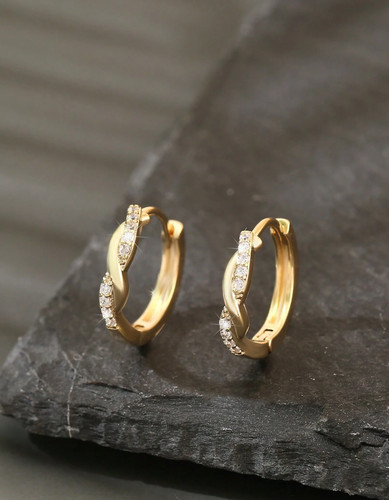 Aretes argollas oro 10k - oro,